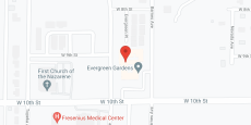 Evergreen Gardens in google map