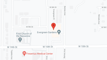 Evergreen Gardens in google map