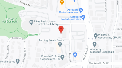 Map of the neighborhood around Windsong Living