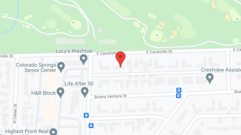 Map of the neighborhood around Crestview Manor II