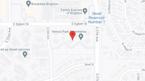 Map of the neighborhood around Vernon Park Apartments