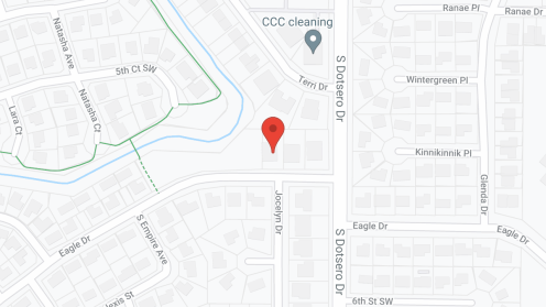 Map of the neighborhood around Loveland House II