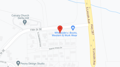 Map of the neighborhood around Heritage Haus