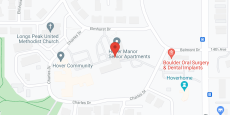 Hover Senior Living Community in google map