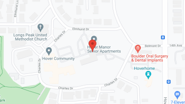 Hover Senior Living Community in google map