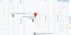 Brookdale Meridian Lakewood in google map