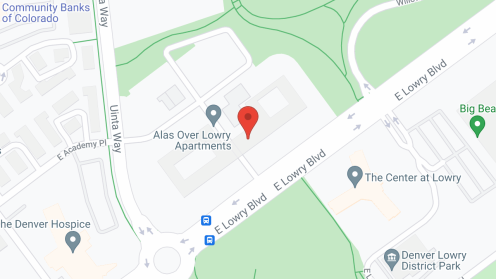 Map of the neighborhood around Lowry Park- Independent and Assisted Living