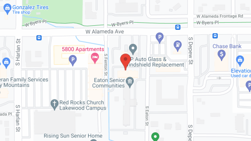 Map of the neighborhood around The Summit