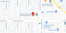 Monaco Parkway Health & Rehab Center in google map