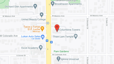 Columbine Towers in google map