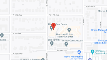 Allison Care Ctr in google map