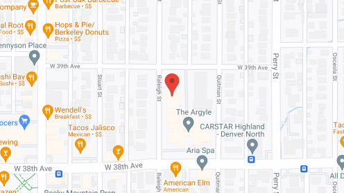 Map of the neighborhood around The Argyle