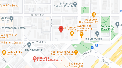 Map of the neighborhood around Guadalupe Senior Housing