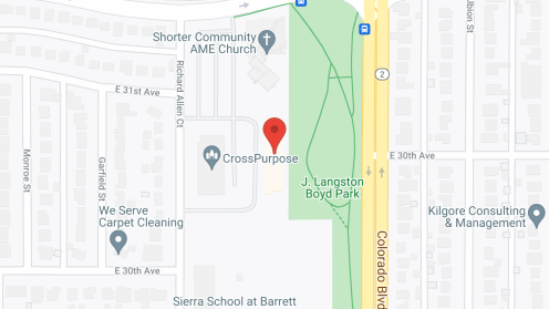 Map of the neighborhood around Allen Gardens