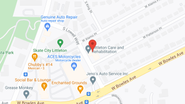 Littleton Care & Rehab in google map