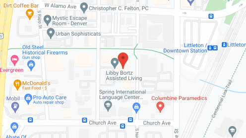 Map of the neighborhood around Libby Bortz Assisted Living