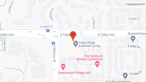 Map of the neighborhood around Caley Ridge Assisted Living