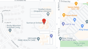Sunrise of Orchard in google map