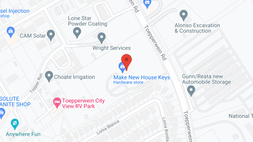 Map of the neighborhood around Hill Top Lodge