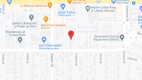 Map of the neighborhood around Fletcher Gardens