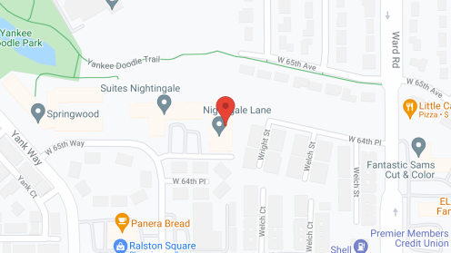 Map of the neighborhood around Nightingale Lane