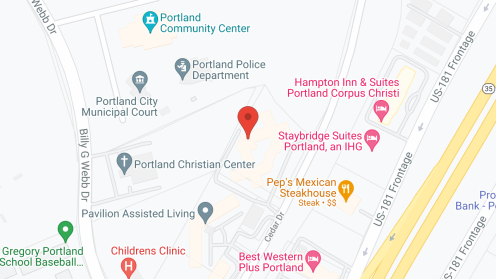 Map of the neighborhood around TRISUN Care Center Coastal Palms- Portland