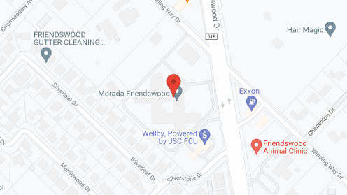 Map of the neighborhood around Morada Friendswood