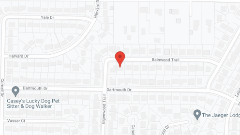 Map of the neighborhood around Nikki's House