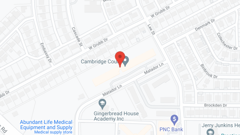Map of the neighborhood around Cambridge Court Senior Living
