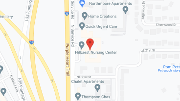 Hillcrest Living Ctr in google map