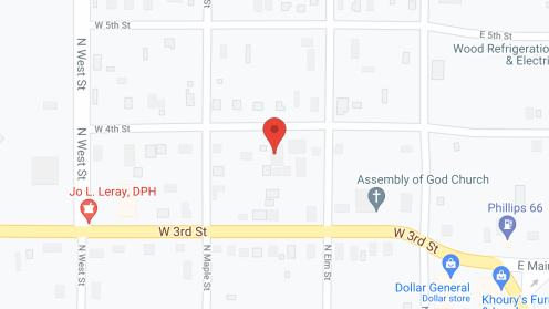 Map of the neighborhood around Golden Years
