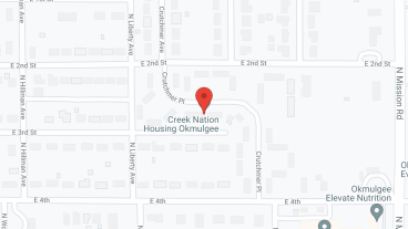 Creek Nation Housing in google map