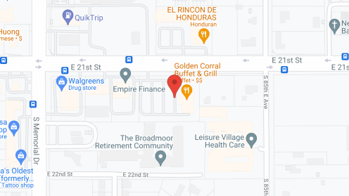 Map of the neighborhood around The Broadmoor