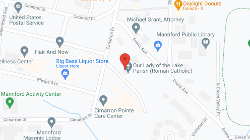 Map of the neighborhood around Cimarron Pointe Care Center