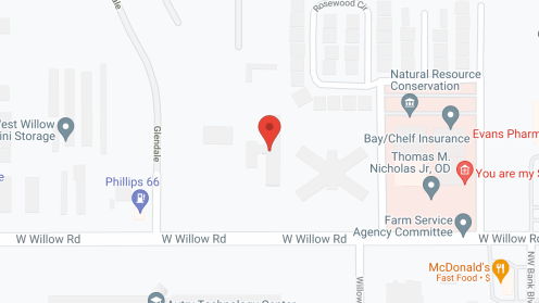Map of the neighborhood around Burgundy Place