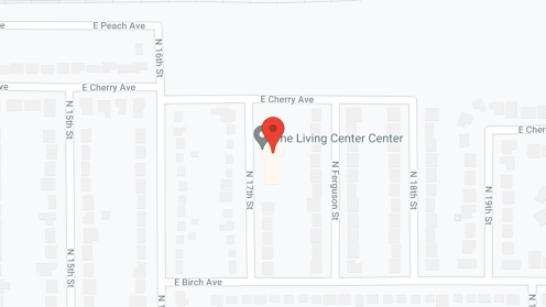 Map of the neighborhood around Living Center