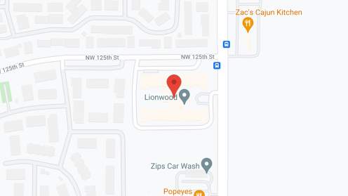 Map of the neighborhood around Acclaim Living
