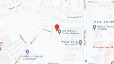 Emerald Healthcare Midwest in google map