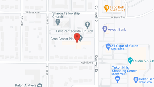 Map of the neighborhood around Spanish Cove Health Ctr