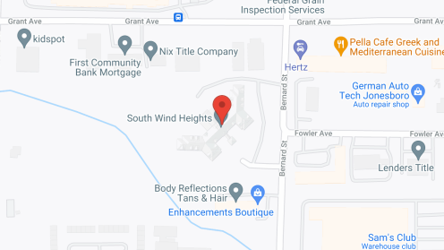 Map of the neighborhood around Holiday South Wind Heights