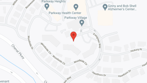 Map of the neighborhood around Parkway Village