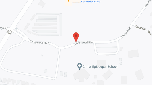 Map of the neighborhood around Christwood