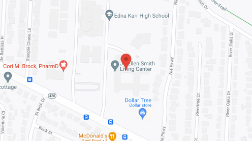 Map of the neighborhood around Jo Ellen Smith Convalescent
