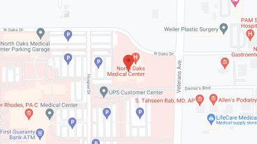 North Oaks Medical Ctr in google map