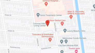 Colonial Oaks Living Center in google map