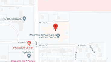 Monument Rehabilitation And Care Center in google map