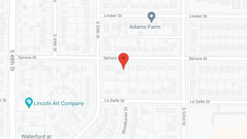 Map of the neighborhood around Just Like Home