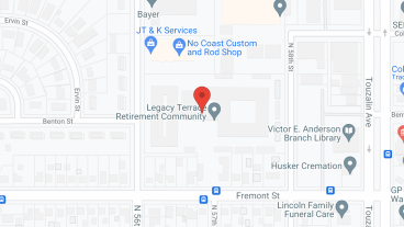 Legacy Terrace in google map