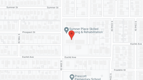 Map of the neighborhood around Milder Manor