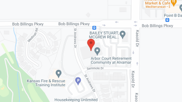 Arbor Court Retirement Community at Alvamar in google map